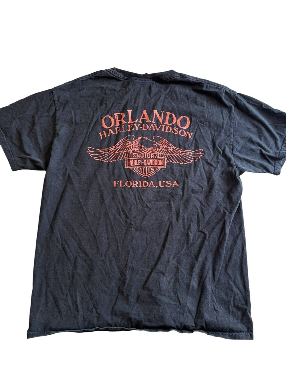 Harley Davidson Orlando, Florida Graphic Tee L Size (165) - Picture 2 of 4